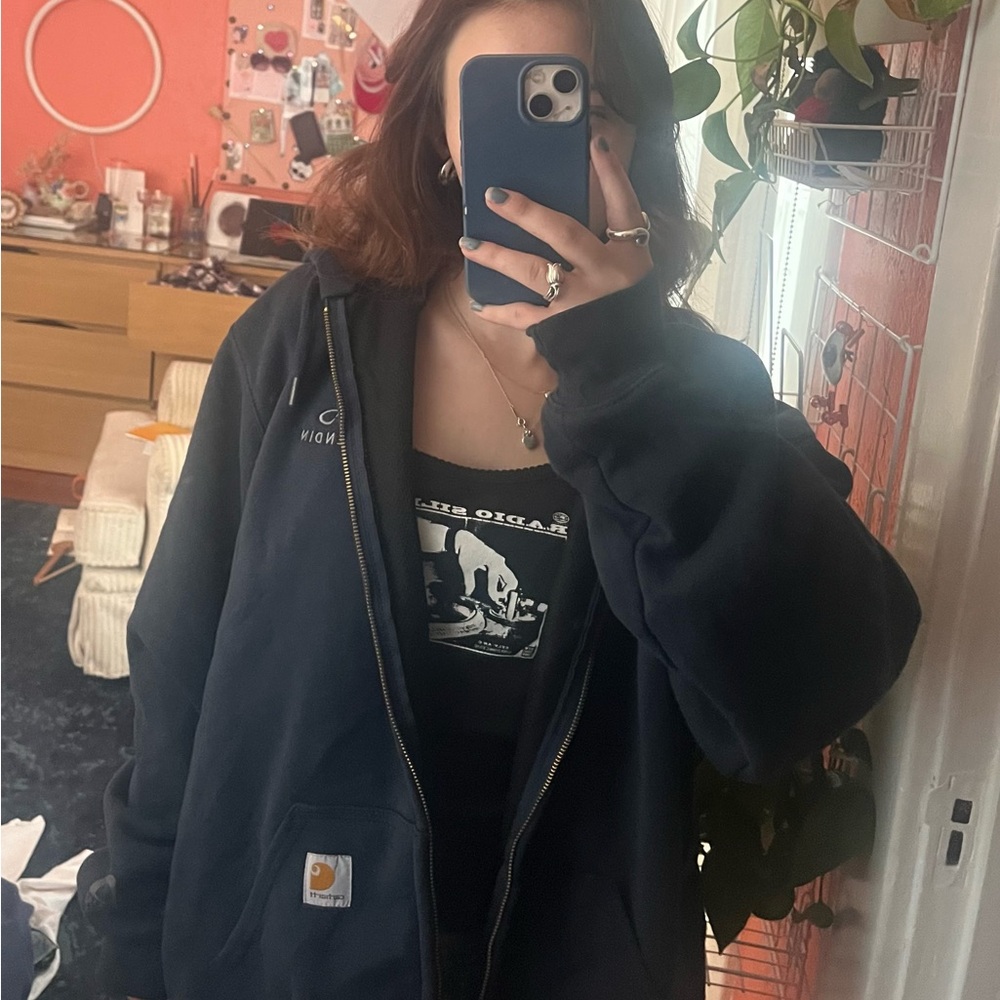 Carhartt Black Zip-Up Jacket